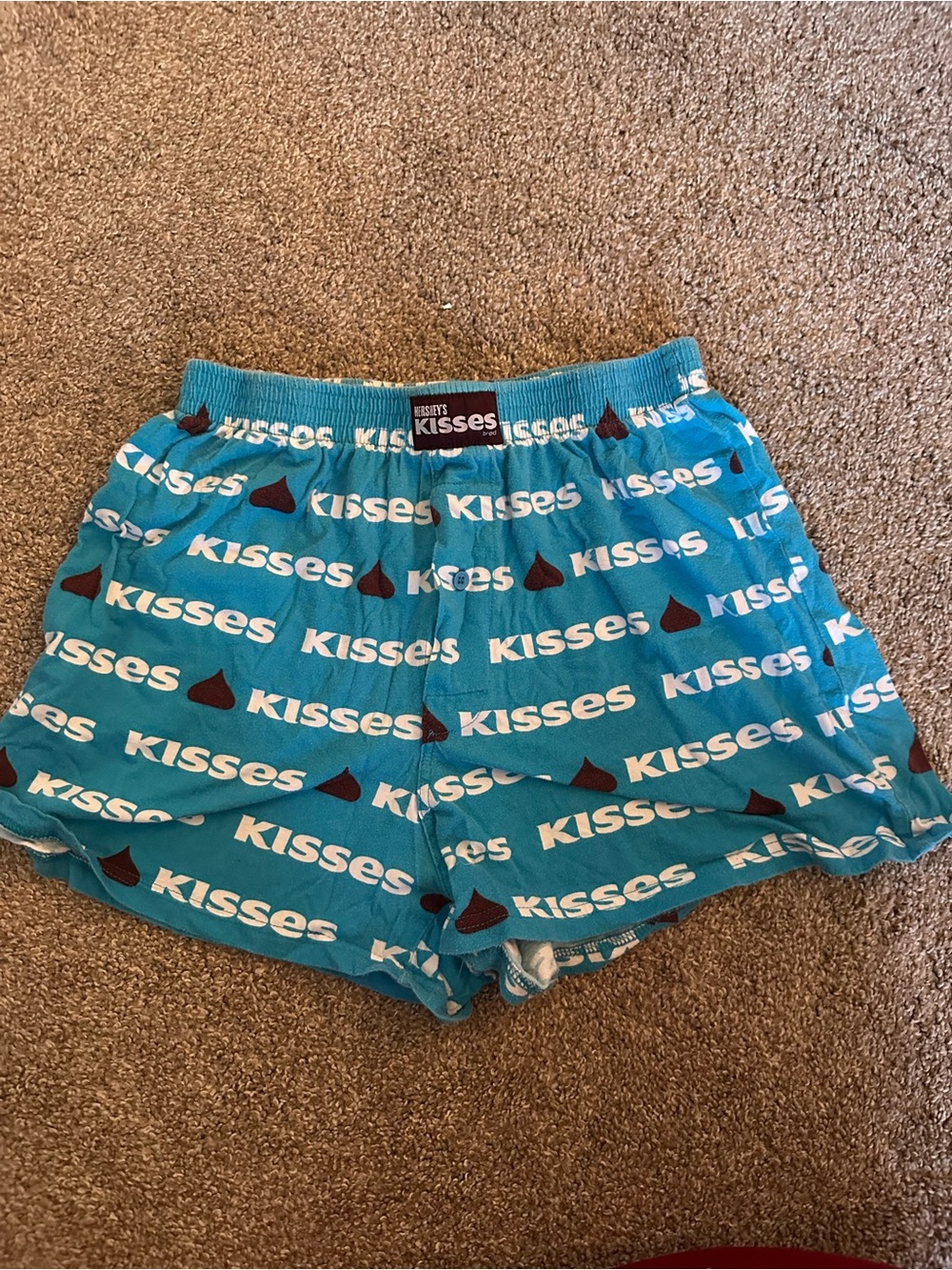 Hershey's Teal Kisses Print Women's Lounge Shorts